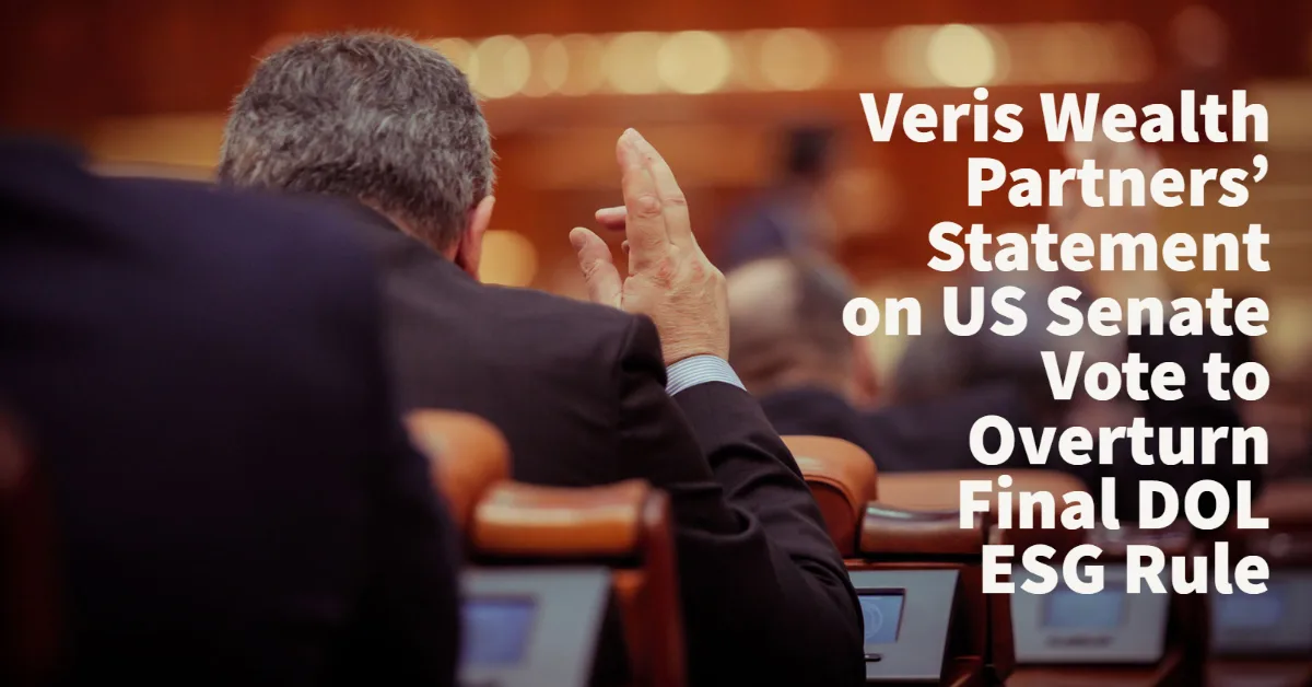 Statement on US Senate Vote to Overturn ESG Rule-1