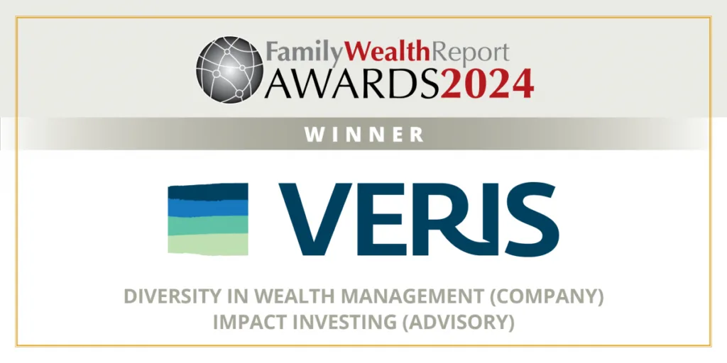 Veris Wins 2024 Family Wealth Report Awards for Impact Investing (Advisory) and Diversity in Wealth