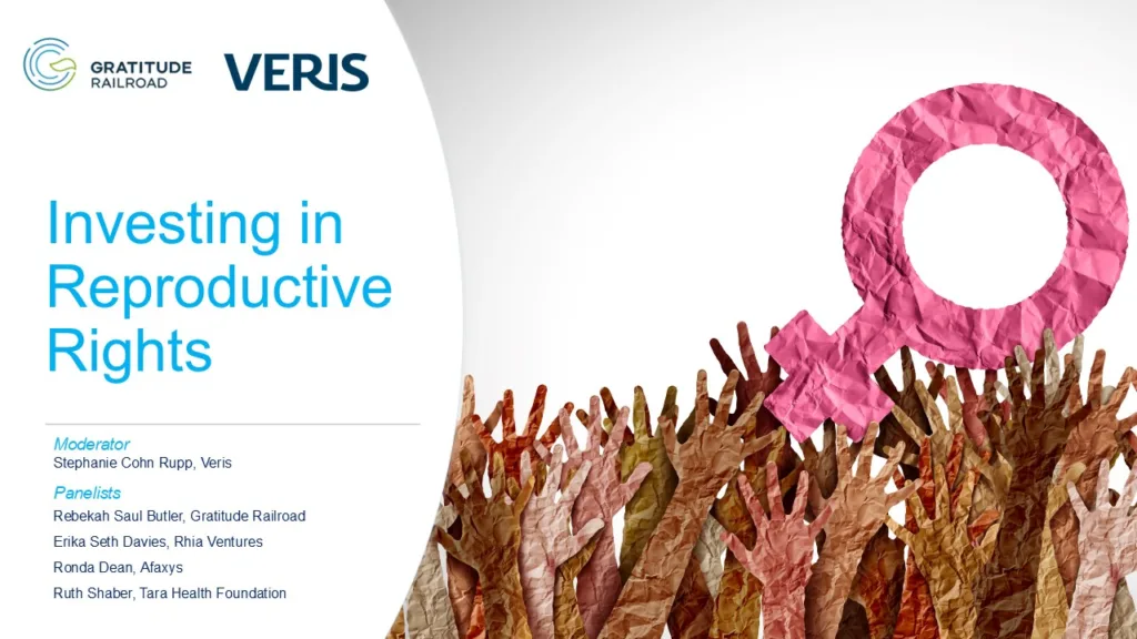 Investing in Reproductive Rights: Strategies and Tactics for Impact Investors