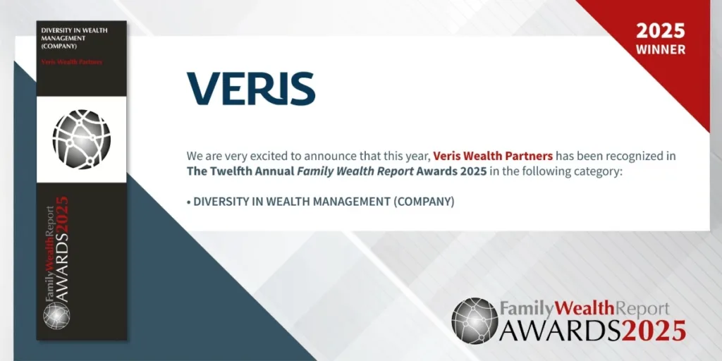 Veris Wins Award for Diversity in Wealth Management
