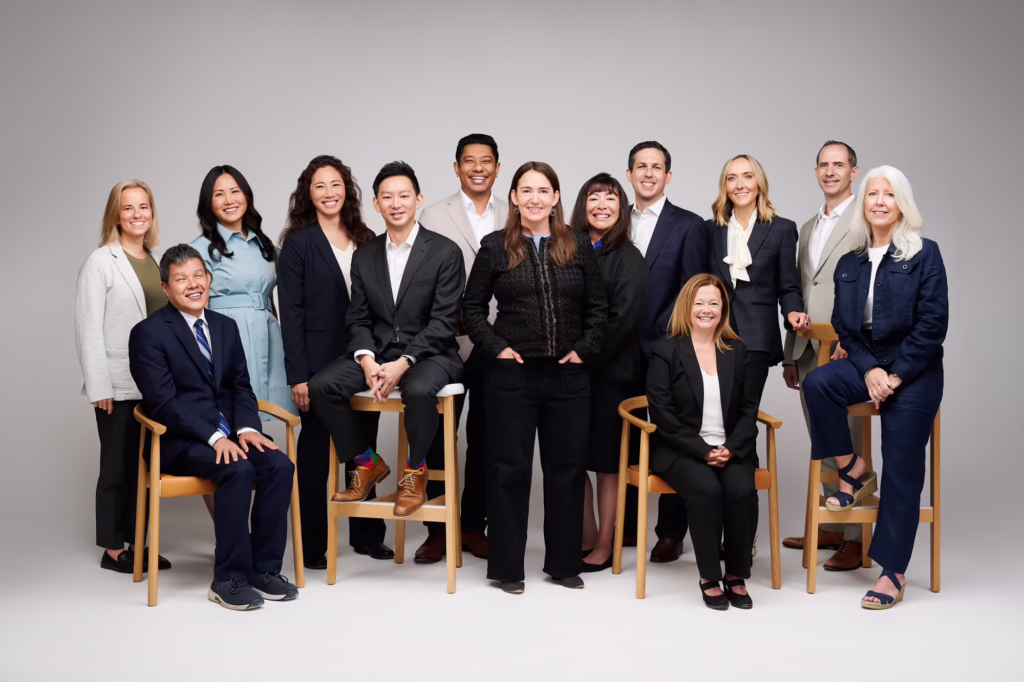 The Veris Partner Group, a diverse group of men and women gathered together. These are actively practicing staff members who are also co-owners of the firm.